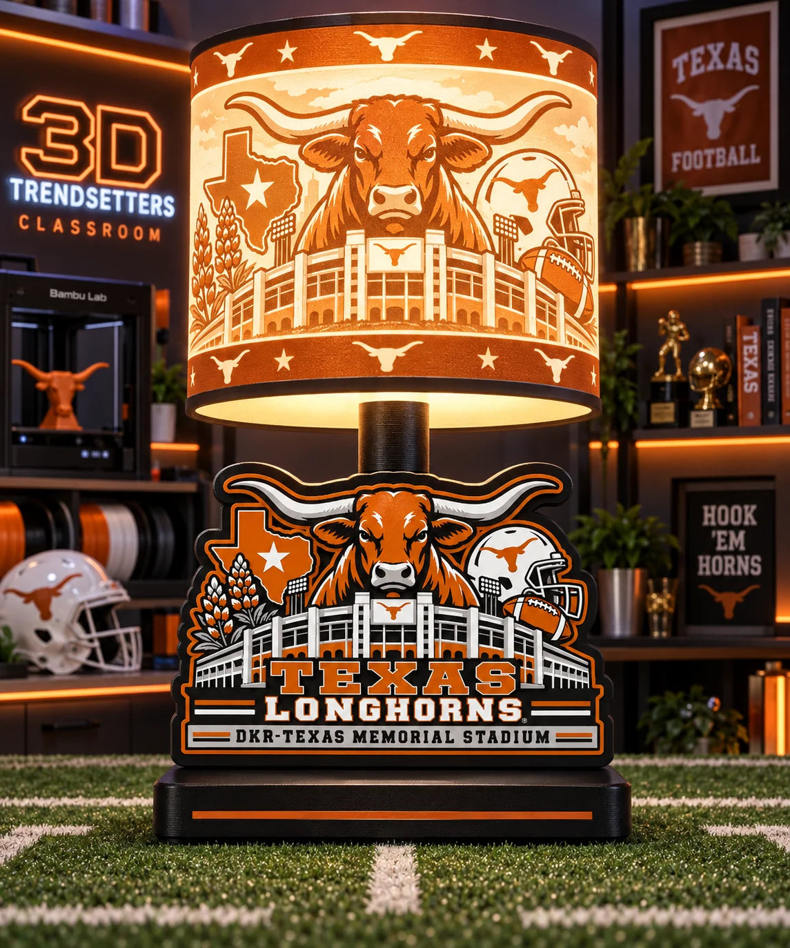 Sports Fan LED Accent Lamp – Multiple Designs Available
