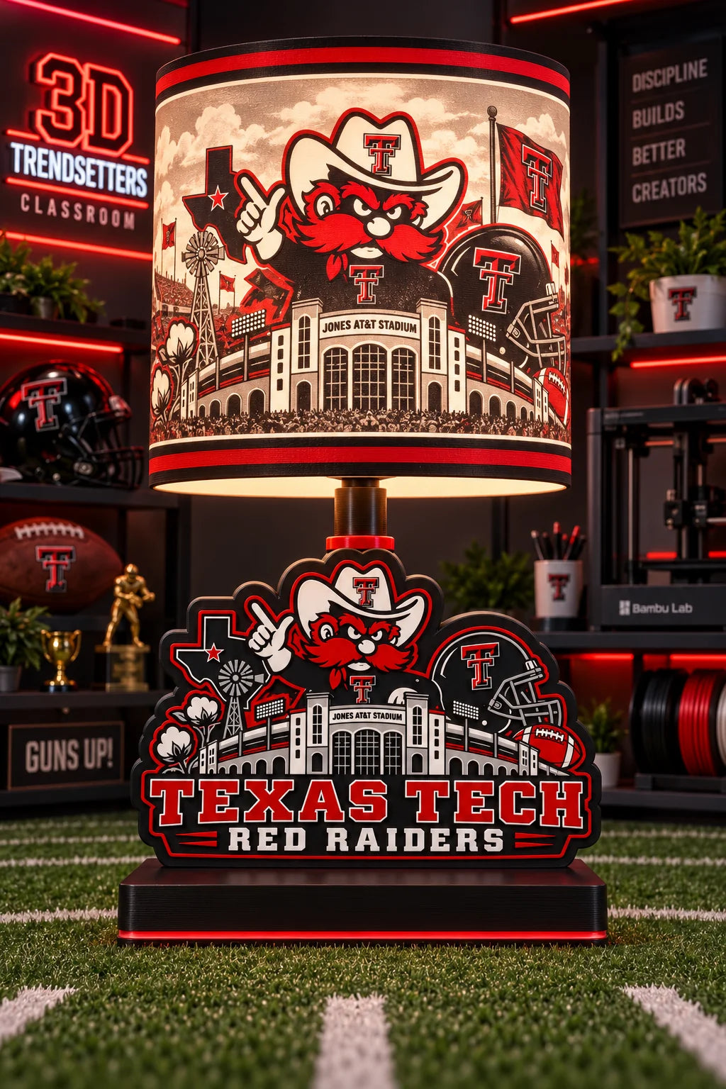 Sports Fan LED Accent Lamp – Multiple Designs Available