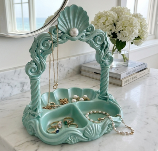 Coastal Mermaid Jewelry Organizer Tray