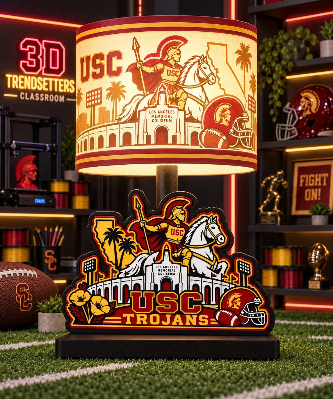 Sports Fan LED Accent Lamp – Multiple Designs Available