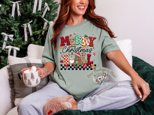 🎄 Merry Christmas Y’all Graphic Tee 🎅✨